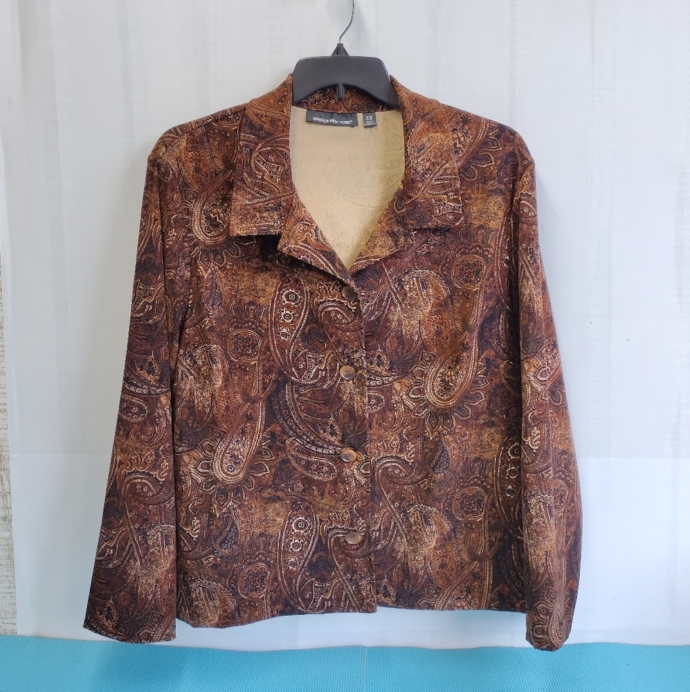 Briggs New York Women's Shirt Size 2X - Picture 3 of 10